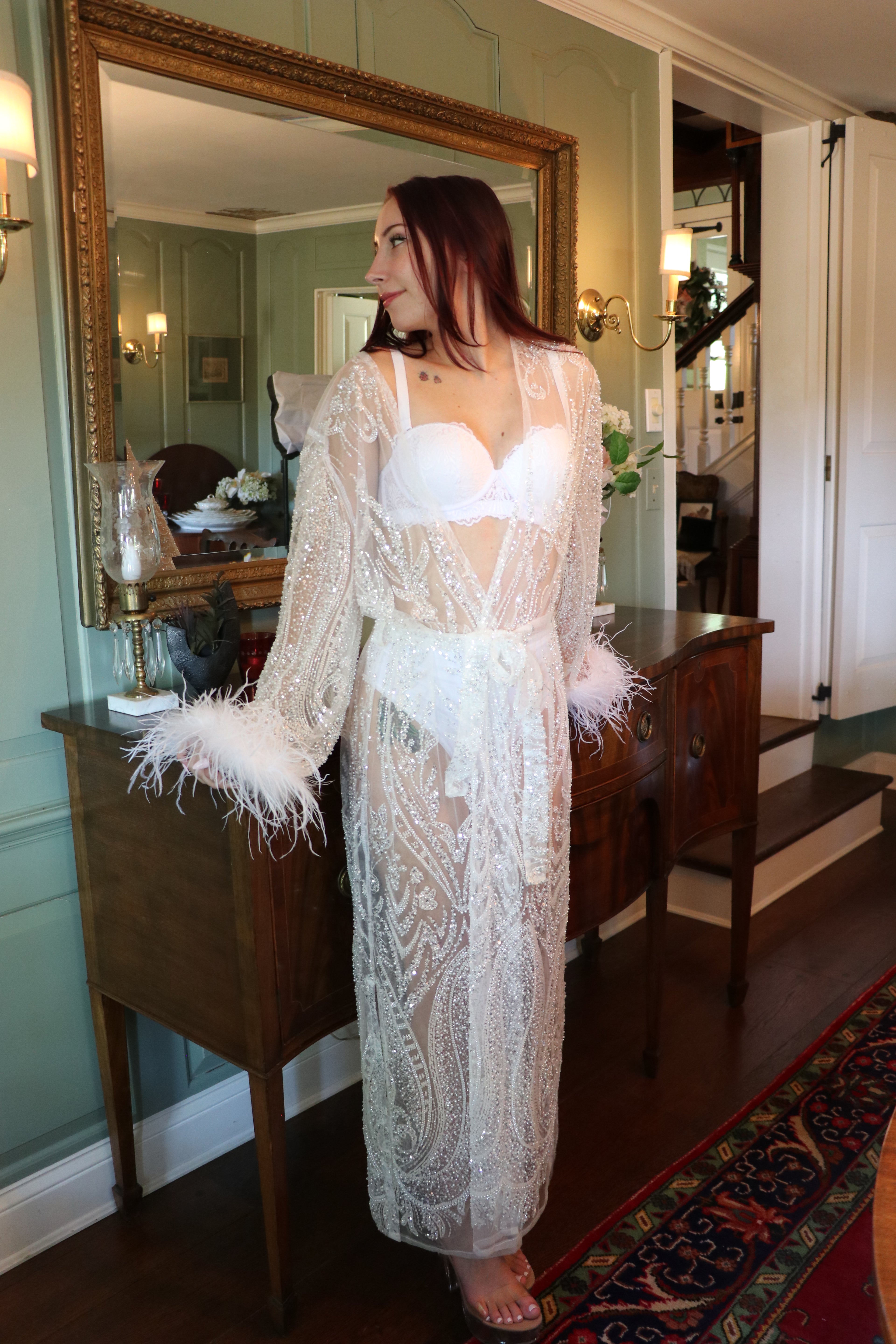 Whitney White Robe